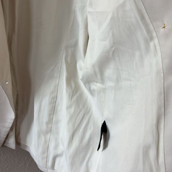 RAG & BONE Women's Natural Preston Double-breasted Wool-blend Crepe Blazer sz 10 - Picture 7 of 11